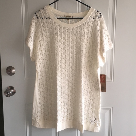 Ruff Hewn Tops - Loose white 2X t-shirt